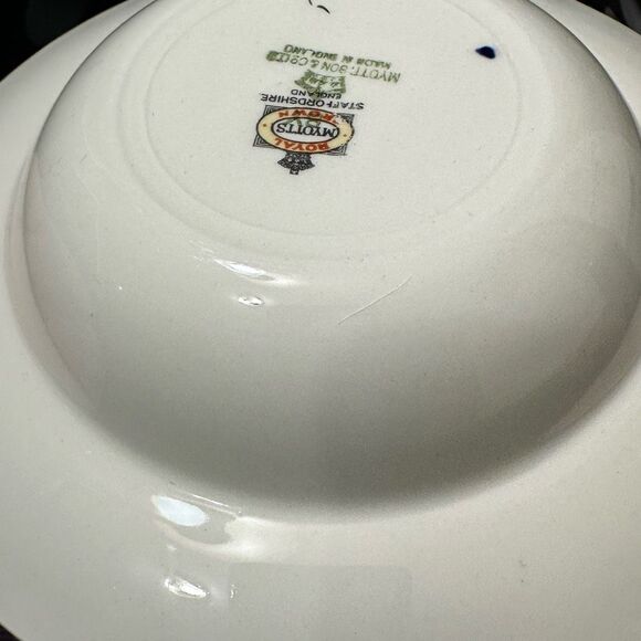 Vintage Myott Son & Company Royalty Pattern Bowls Set of 5 - Picture 5 of 14